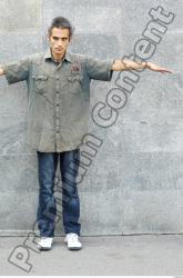 Whole Body Head Man T poses Casual Slim Athletic Street photo references